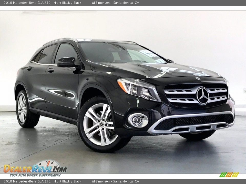 2018 Mercedes-Benz GLA 250 Night Black / Black Photo #34