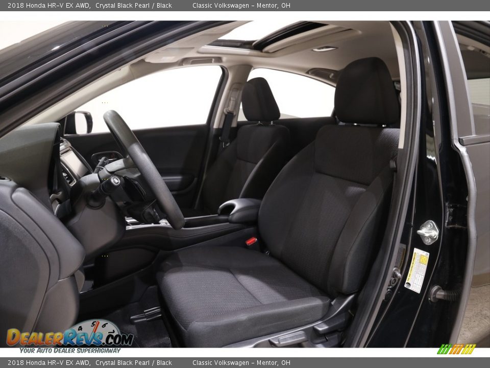 2018 Honda HR-V EX AWD Crystal Black Pearl / Black Photo #5