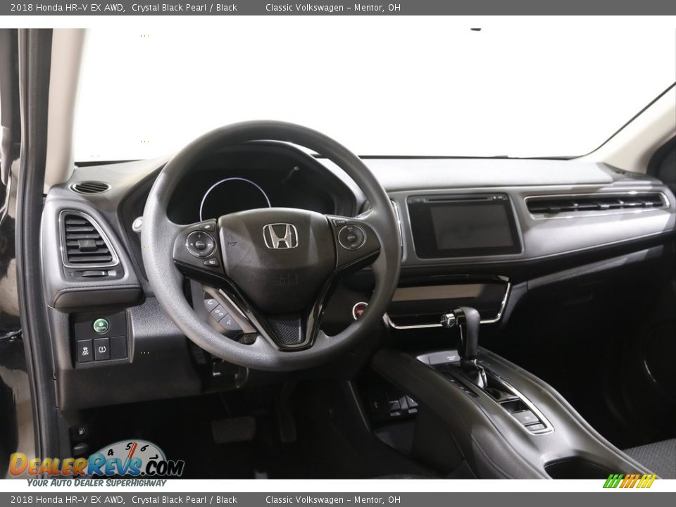 2018 Honda HR-V EX AWD Crystal Black Pearl / Black Photo #6