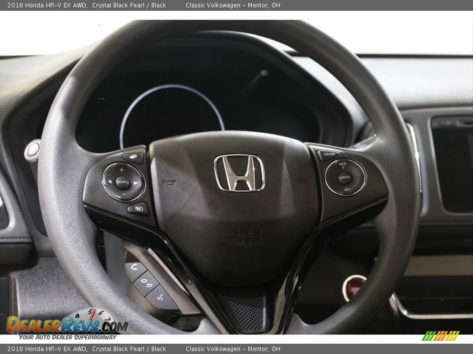 2018 Honda HR-V EX AWD Crystal Black Pearl / Black Photo #7