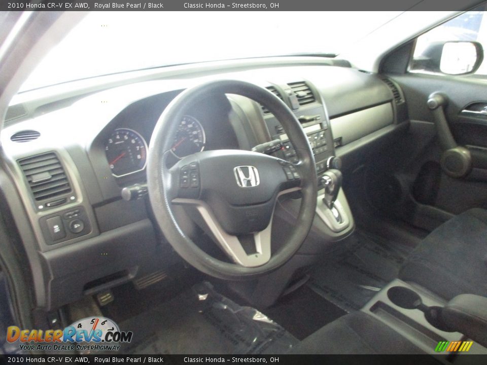 2010 Honda CR-V EX AWD Royal Blue Pearl / Black Photo #27