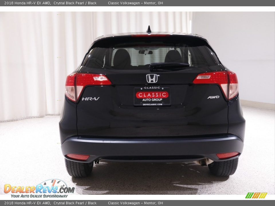 2018 Honda HR-V EX AWD Crystal Black Pearl / Black Photo #16