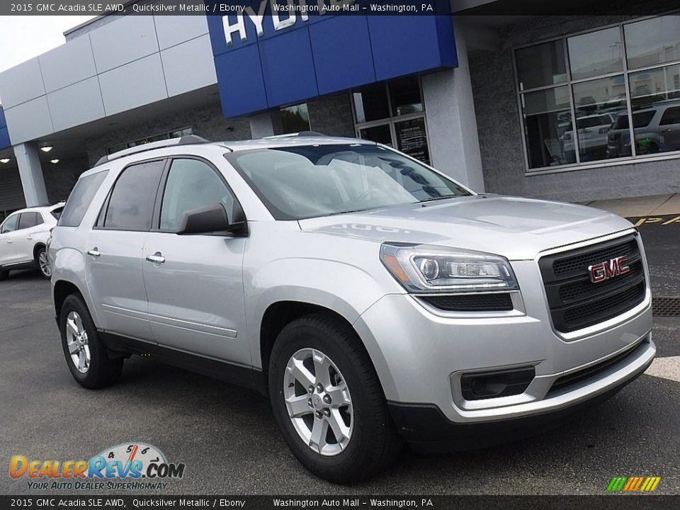 2015 GMC Acadia SLE AWD Quicksilver Metallic / Ebony Photo #1