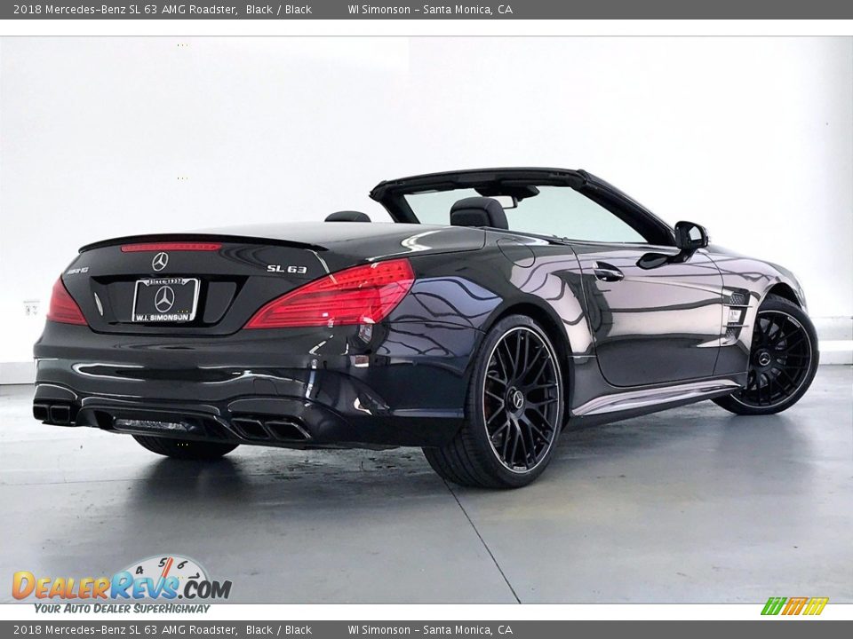 2018 Mercedes-Benz SL 63 AMG Roadster Black / Black Photo #13