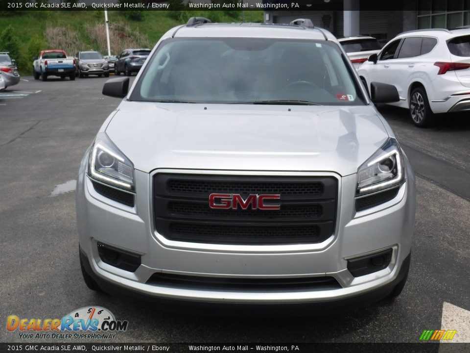 2015 GMC Acadia SLE AWD Quicksilver Metallic / Ebony Photo #4