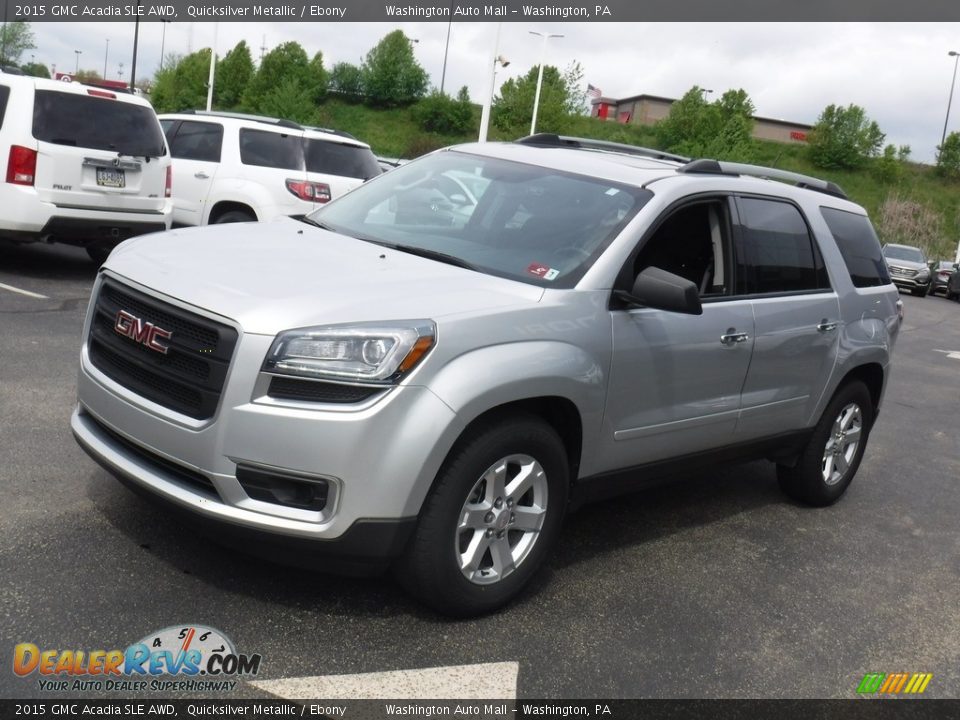 2015 GMC Acadia SLE AWD Quicksilver Metallic / Ebony Photo #5