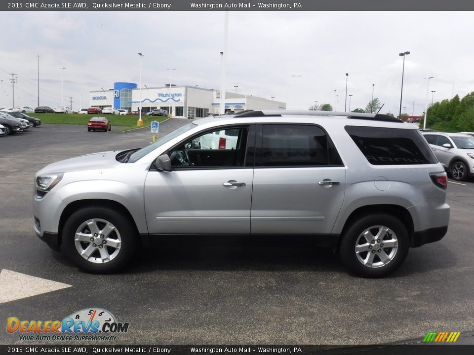 2015 GMC Acadia SLE AWD Quicksilver Metallic / Ebony Photo #6