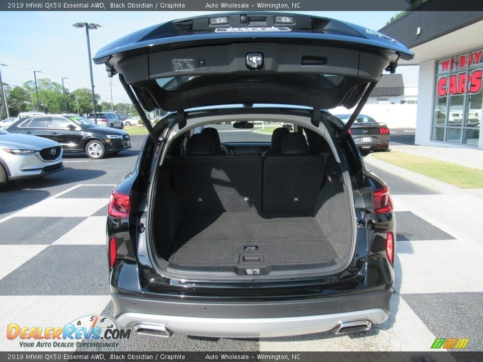 2019 Infiniti QX50 Essential AWD Black Obsidian / Graphite Photo #5