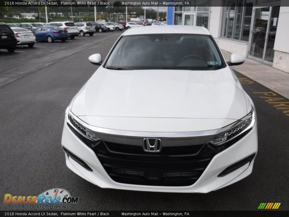 2018 Honda Accord LX Sedan Platinum White Pearl / Black Photo #4