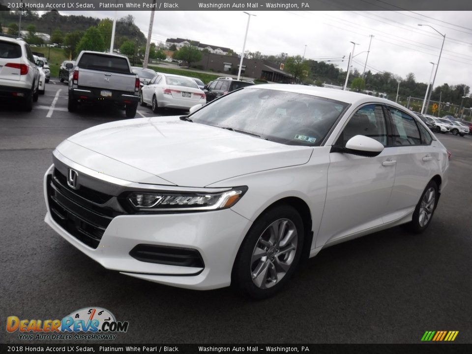 2018 Honda Accord LX Sedan Platinum White Pearl / Black Photo #5