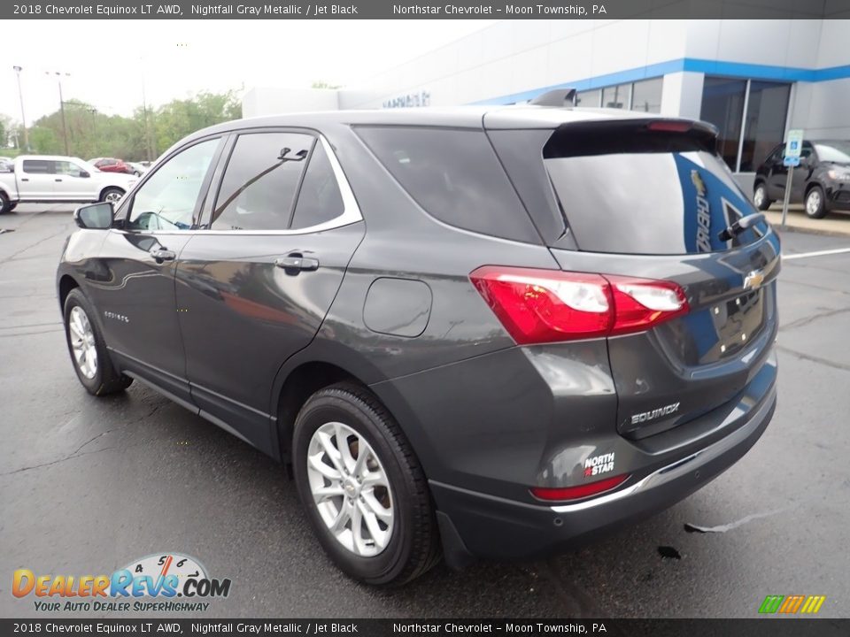 2018 Chevrolet Equinox LT AWD Nightfall Gray Metallic / Jet Black Photo #4