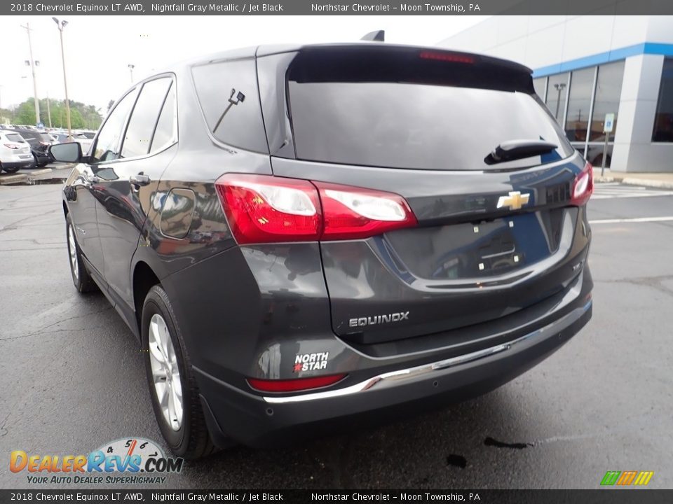 2018 Chevrolet Equinox LT AWD Nightfall Gray Metallic / Jet Black Photo #5