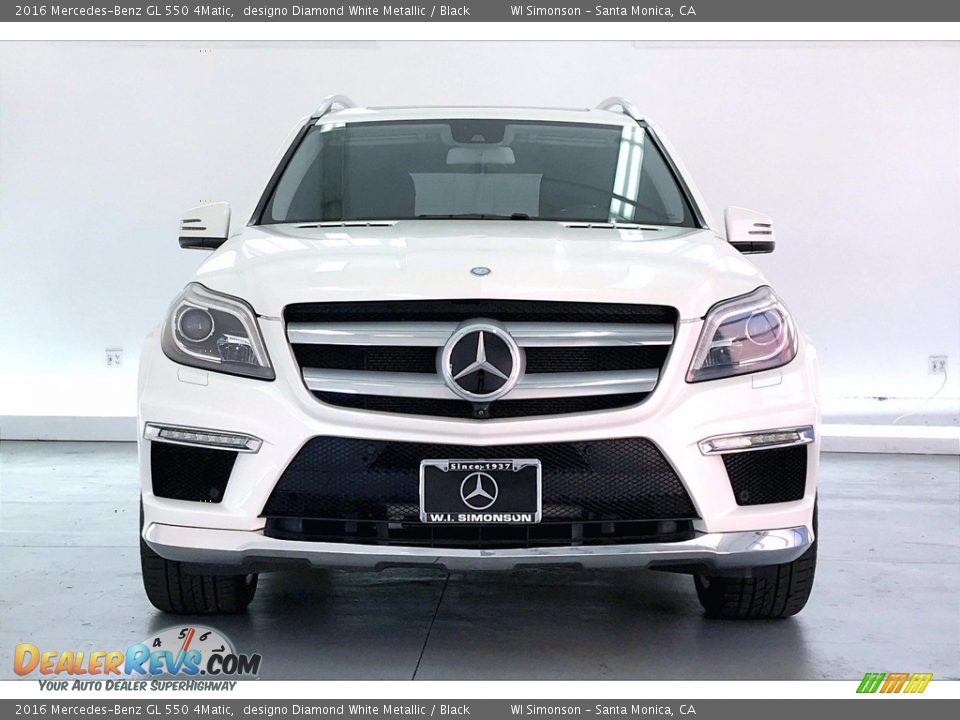 2016 Mercedes-Benz GL 550 4Matic designo Diamond White Metallic / Black Photo #2