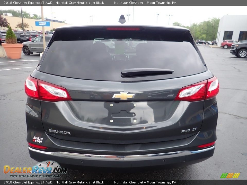 2018 Chevrolet Equinox LT AWD Nightfall Gray Metallic / Jet Black Photo #6