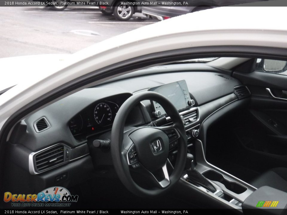 2018 Honda Accord LX Sedan Platinum White Pearl / Black Photo #11