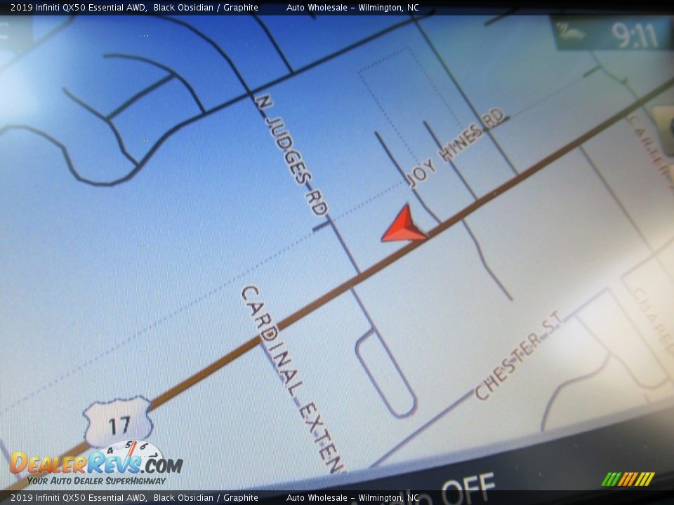2019 Infiniti QX50 Essential AWD Black Obsidian / Graphite Photo #16