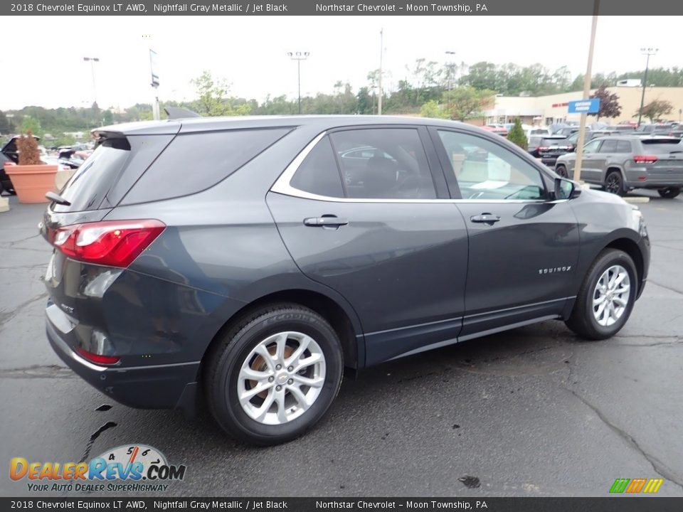 2018 Chevrolet Equinox LT AWD Nightfall Gray Metallic / Jet Black Photo #9