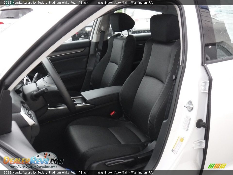 2018 Honda Accord LX Sedan Platinum White Pearl / Black Photo #12