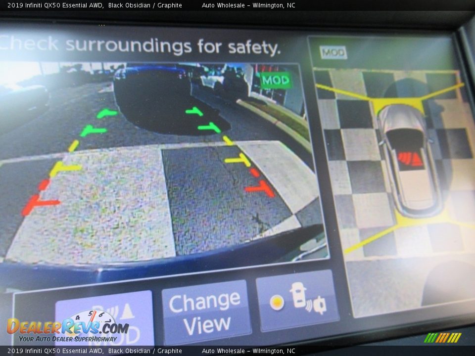 2019 Infiniti QX50 Essential AWD Black Obsidian / Graphite Photo #18