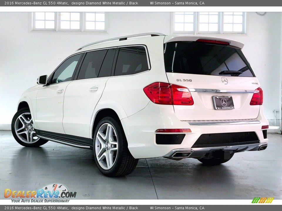 2016 Mercedes-Benz GL 550 4Matic designo Diamond White Metallic / Black Photo #10