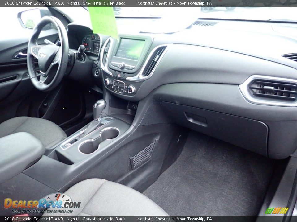 2018 Chevrolet Equinox LT AWD Nightfall Gray Metallic / Jet Black Photo #16