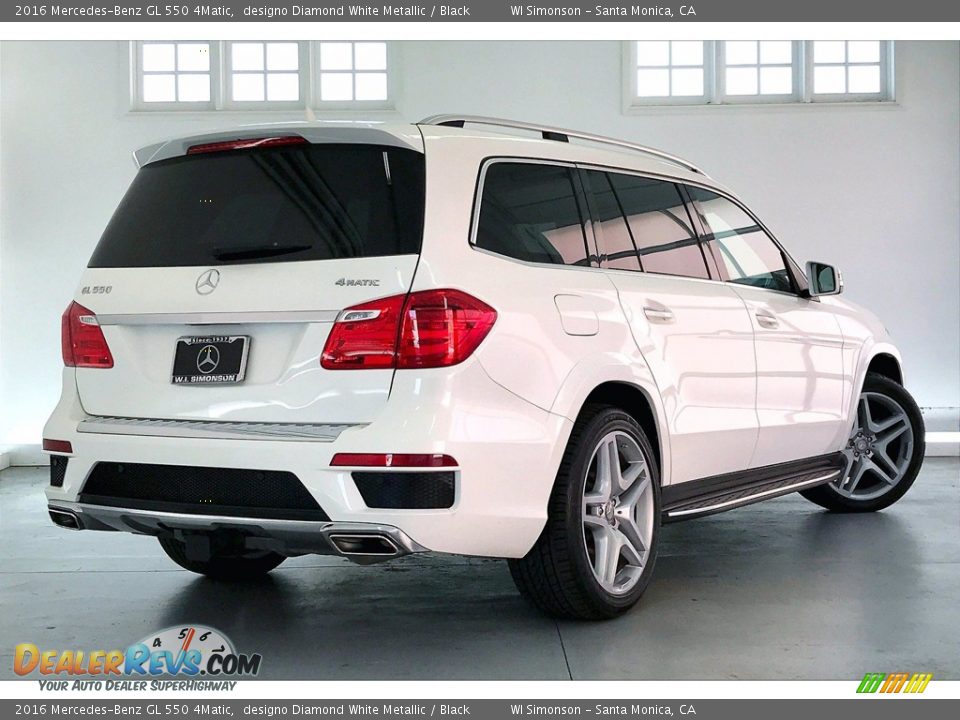 2016 Mercedes-Benz GL 550 4Matic designo Diamond White Metallic / Black Photo #13