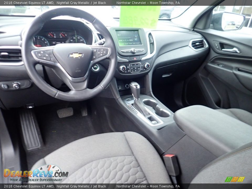 2018 Chevrolet Equinox LT AWD Nightfall Gray Metallic / Jet Black Photo #22