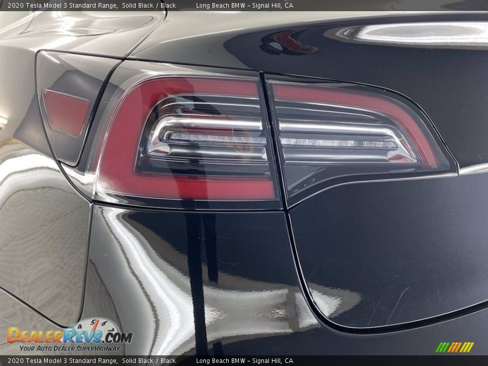 2020 Tesla Model 3 Standard Range Solid Black / Black Photo #9