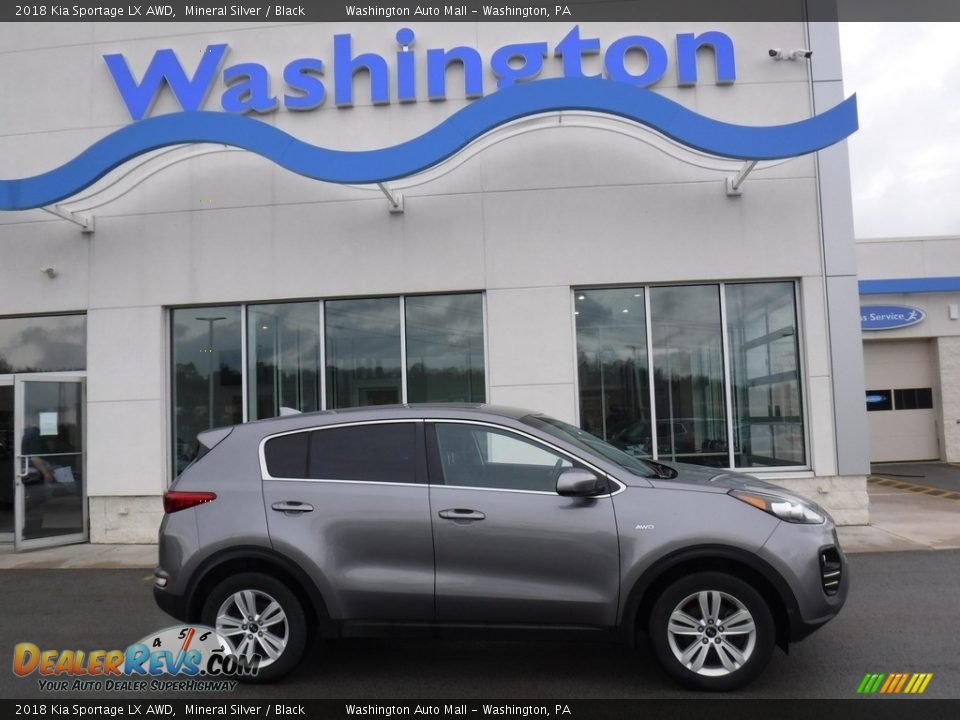 2018 Kia Sportage LX AWD Mineral Silver / Black Photo #2