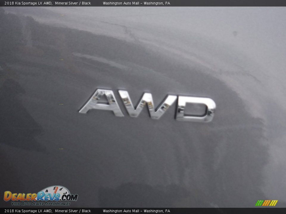 2018 Kia Sportage LX AWD Mineral Silver / Black Photo #3