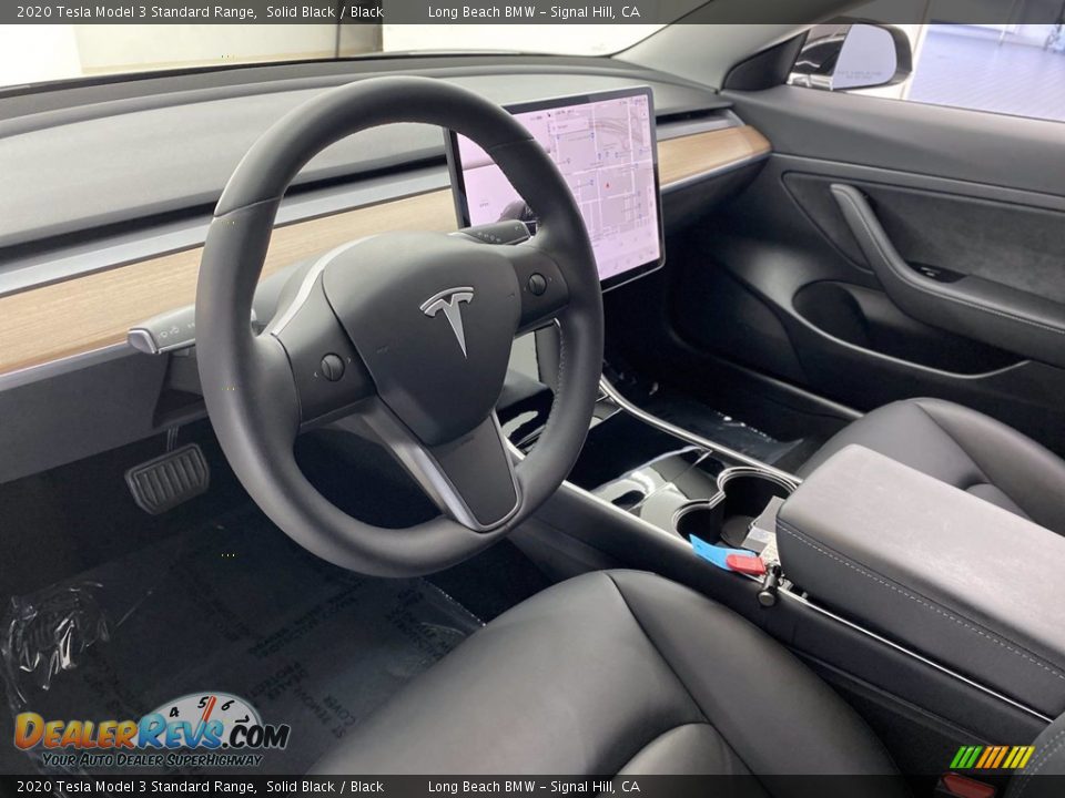 Black Interior - 2020 Tesla Model 3 Standard Range Photo #15