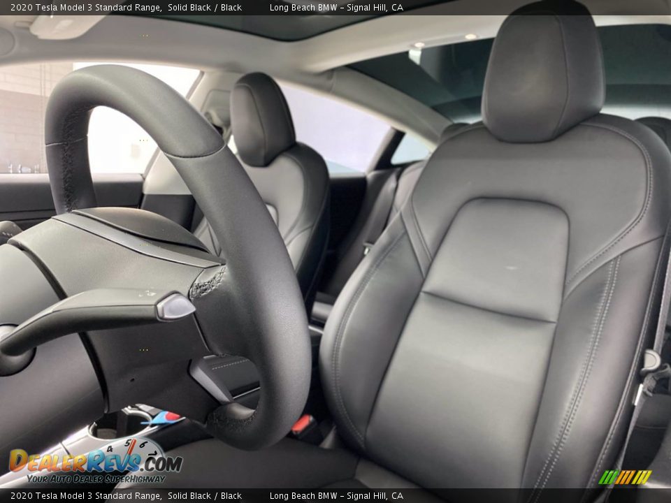 Front Seat of 2020 Tesla Model 3 Standard Range Photo #16
