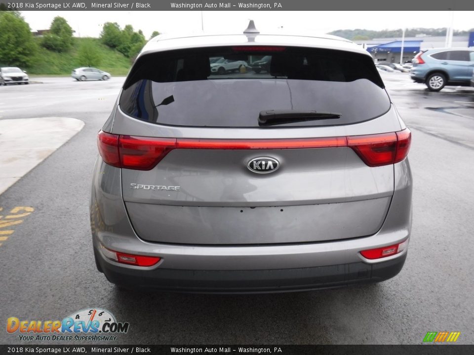 2018 Kia Sportage LX AWD Mineral Silver / Black Photo #8