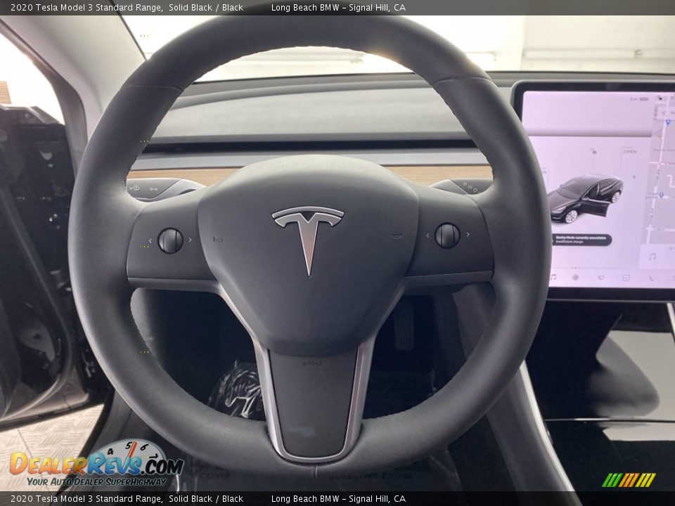 2020 Tesla Model 3 Standard Range Steering Wheel Photo #17