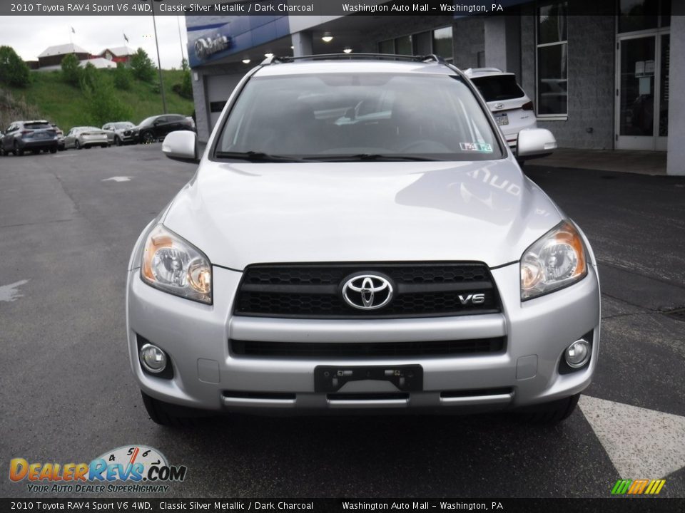 2010 Toyota RAV4 Sport V6 4WD Classic Silver Metallic / Dark Charcoal Photo #5