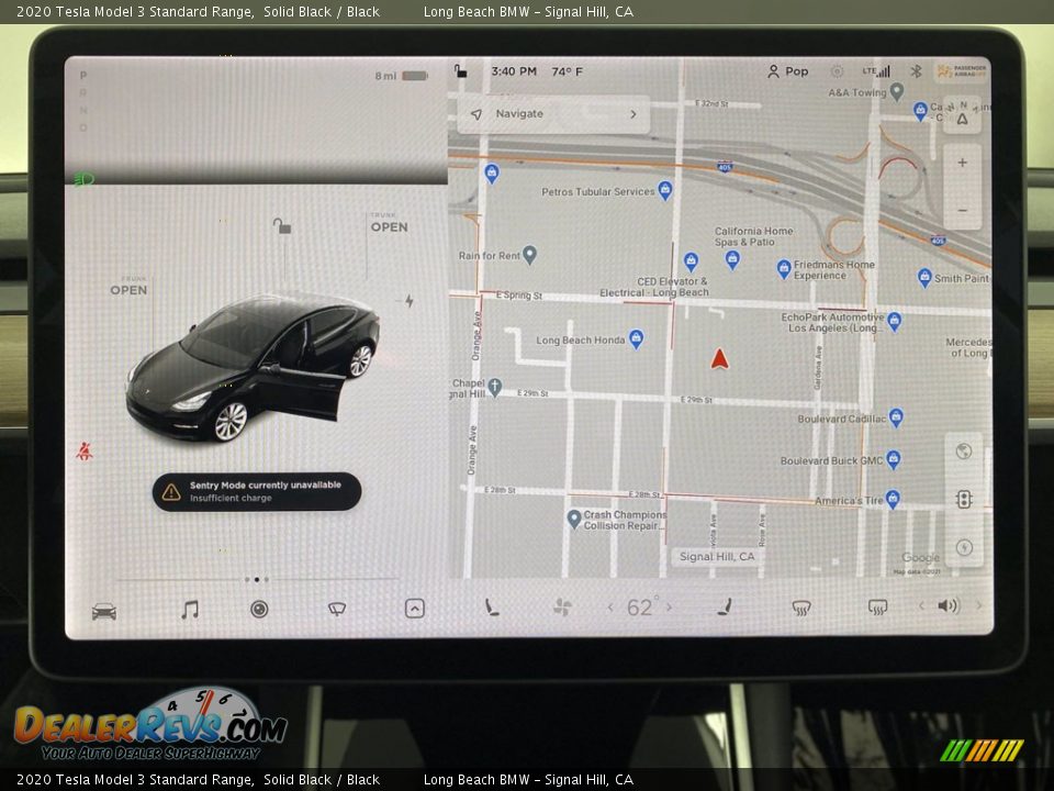 Navigation of 2020 Tesla Model 3 Standard Range Photo #20