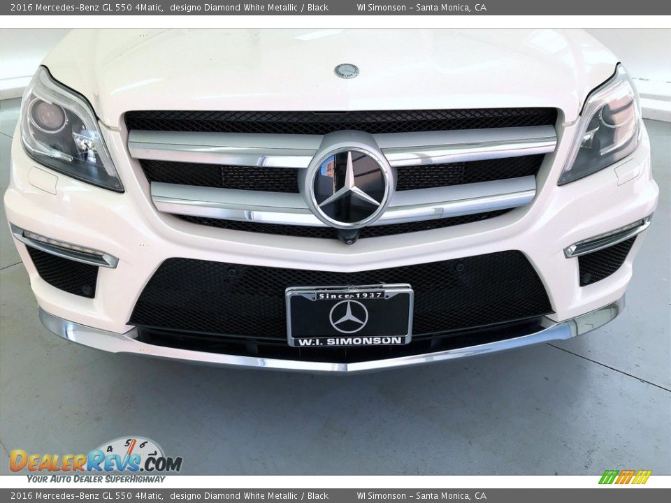 2016 Mercedes-Benz GL 550 4Matic designo Diamond White Metallic / Black Photo #30