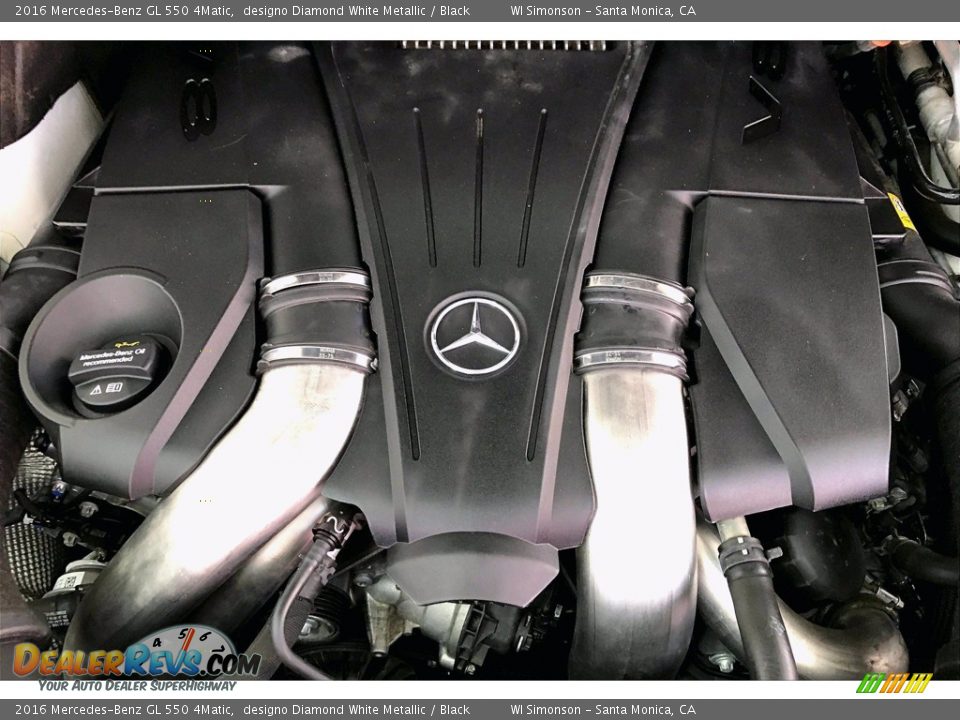 2016 Mercedes-Benz GL 550 4Matic designo Diamond White Metallic / Black Photo #32