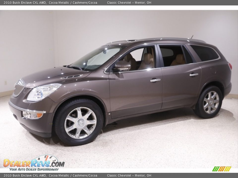 2010 Buick Enclave CXL AWD Cocoa Metallic / Cashmere/Cocoa Photo #3