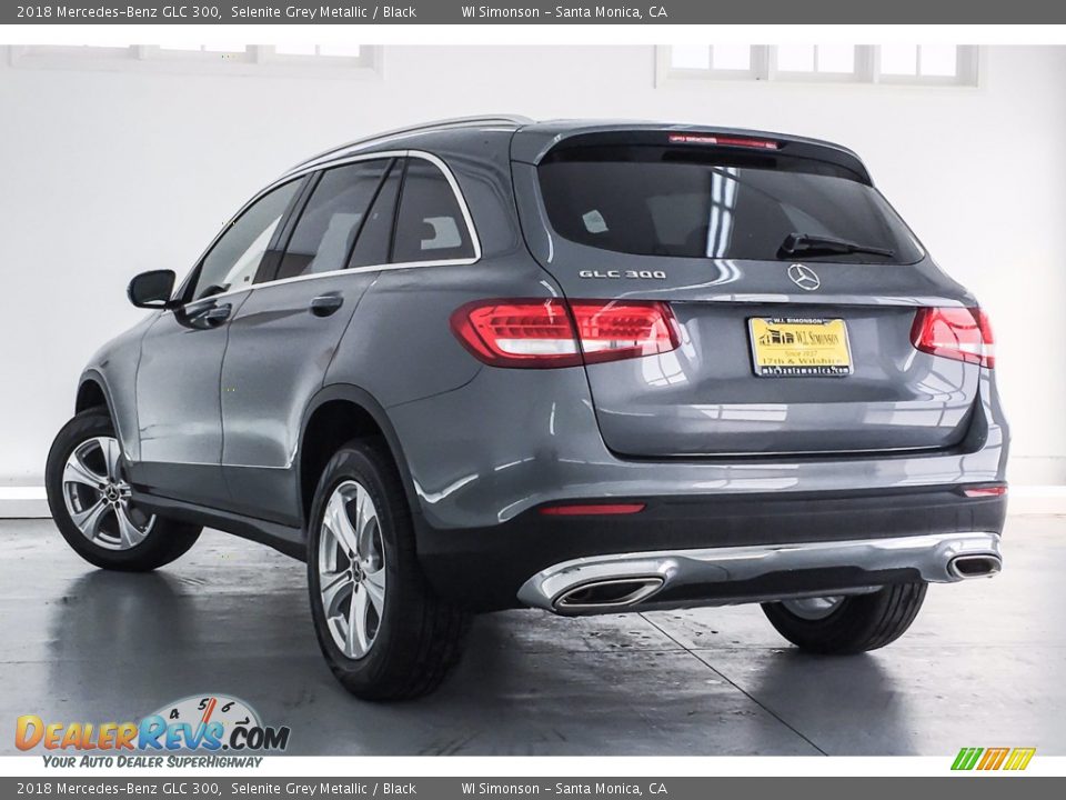 2018 Mercedes-Benz GLC 300 Selenite Grey Metallic / Black Photo #3