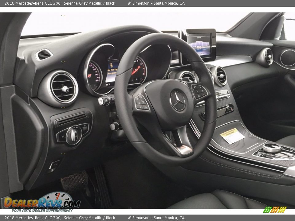 2018 Mercedes-Benz GLC 300 Selenite Grey Metallic / Black Photo #5