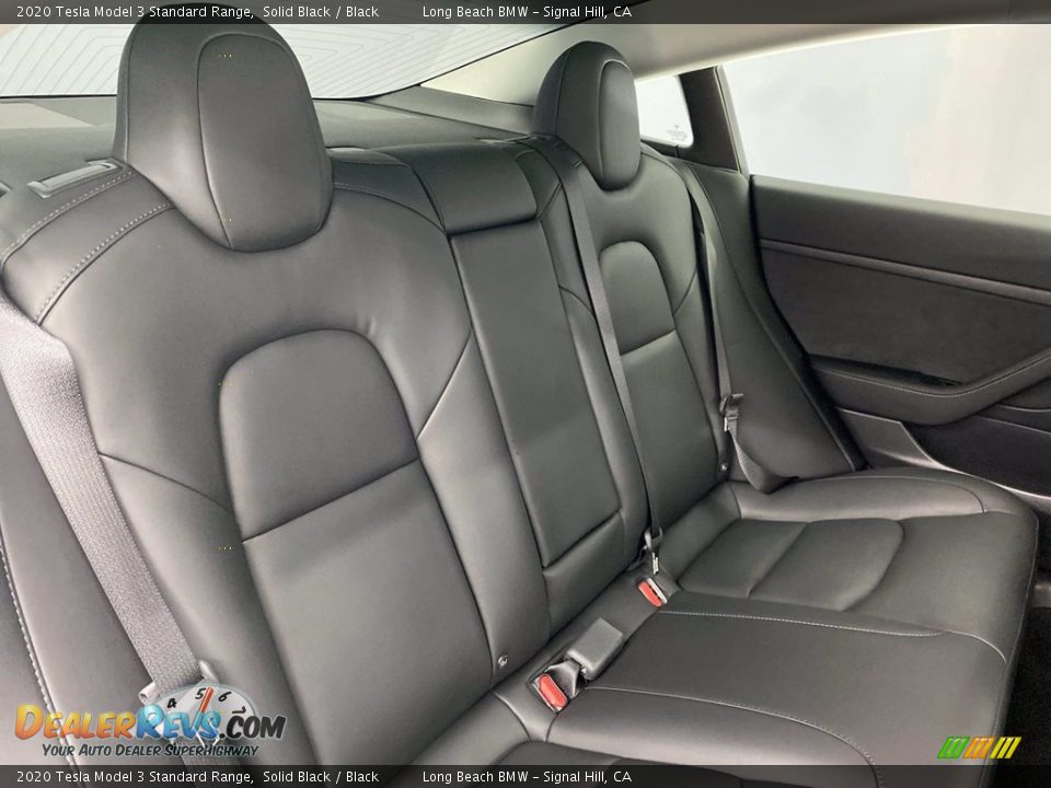 Rear Seat of 2020 Tesla Model 3 Standard Range Photo #30