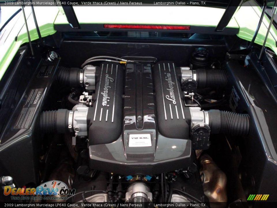 2009 Lamborghini Murcielago LP640 Coupe 6.5 Liter DOHC 48-Valve VVT V12 Engine Photo #16