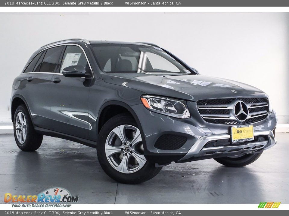 2018 Mercedes-Benz GLC 300 Selenite Grey Metallic / Black Photo #12