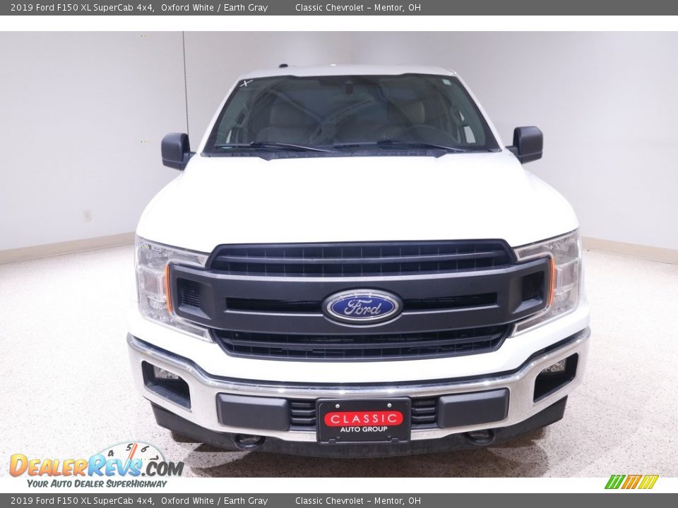 2019 Ford F150 XL SuperCab 4x4 Oxford White / Earth Gray Photo #2