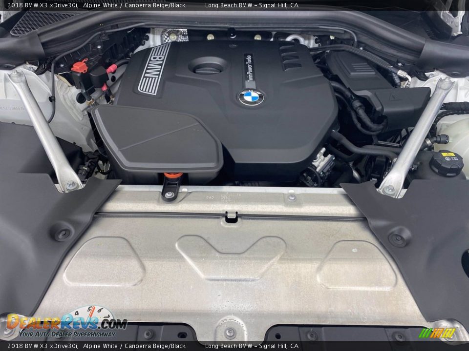 2018 BMW X3 xDrive30i Alpine White / Canberra Beige/Black Photo #12