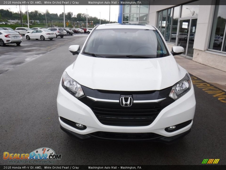 2018 Honda HR-V EX AWD White Orchid Pearl / Gray Photo #4