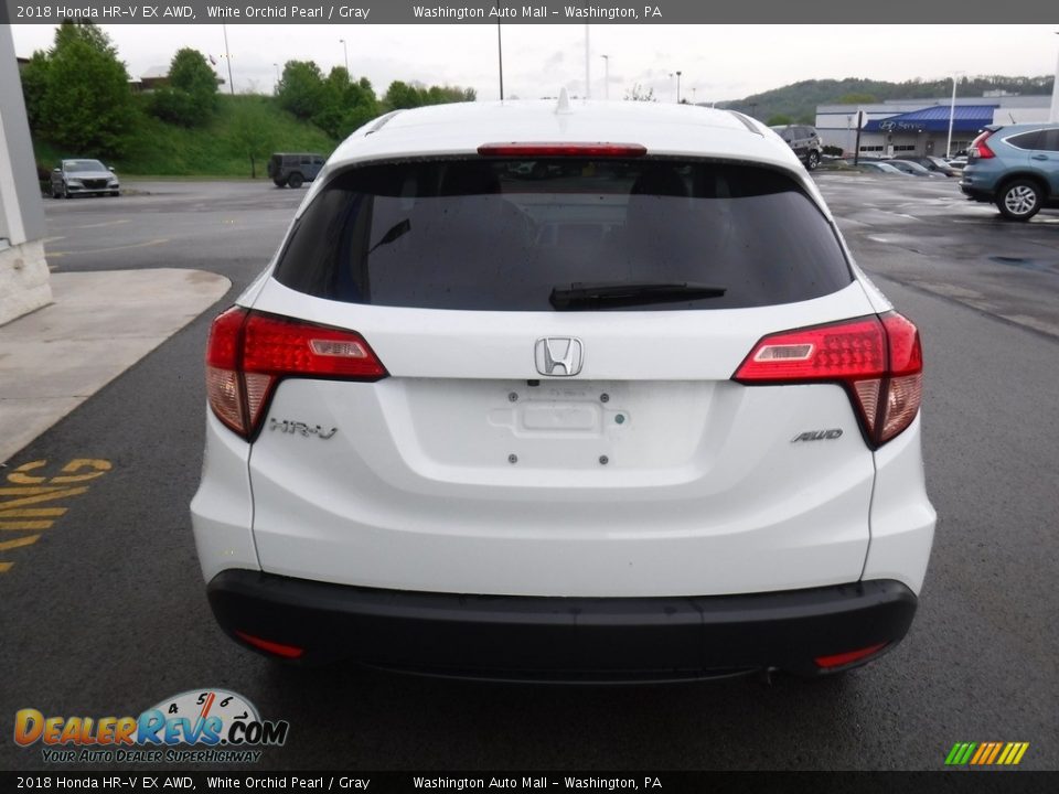 2018 Honda HR-V EX AWD White Orchid Pearl / Gray Photo #8