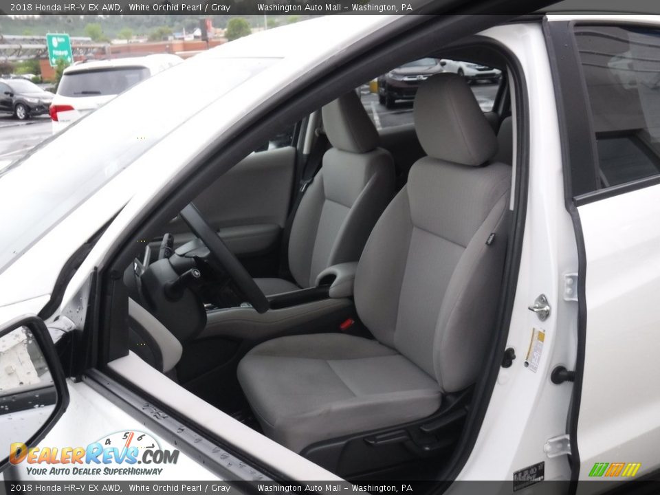 2018 Honda HR-V EX AWD White Orchid Pearl / Gray Photo #14