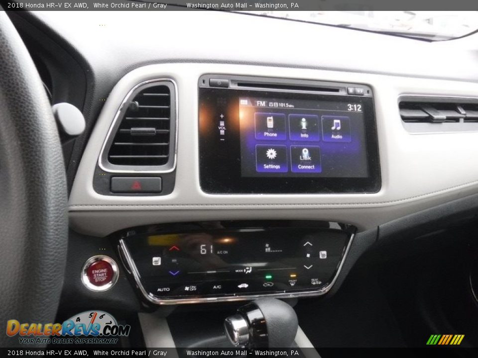 2018 Honda HR-V EX AWD White Orchid Pearl / Gray Photo #16